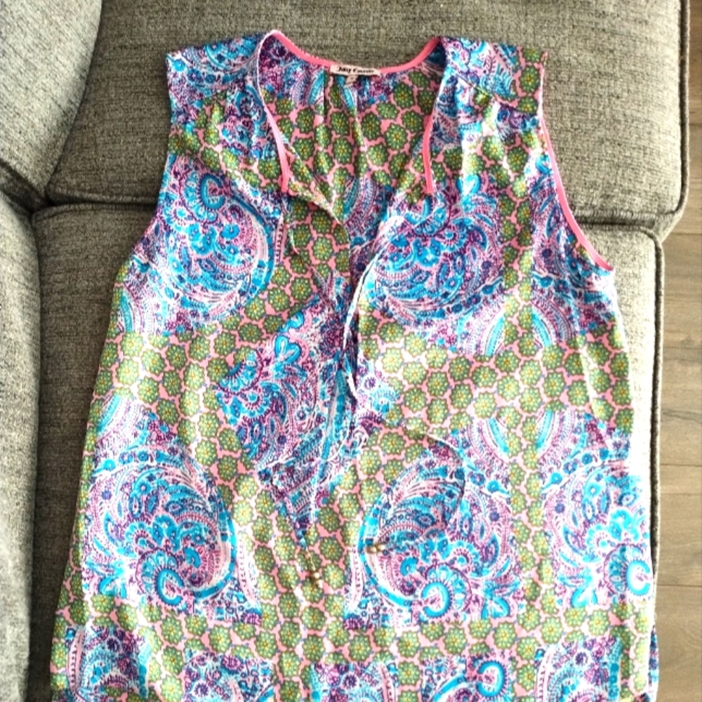 Juicy Couture Paisley Tank Top Size M